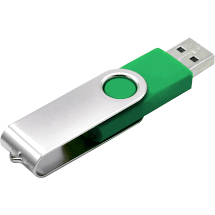 Карта памяти USB Flash 2.0 16 Gb VDF-008, пластик, метал, зеленый   - 2