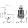 Кресло для руководителя SitZone E-303-001A-P1-BK сетка, черный - 6