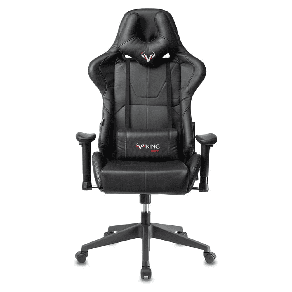 Кресло игровое Бюрократ Zombie VIKING 5 AERO Black Edition экокожа, черный