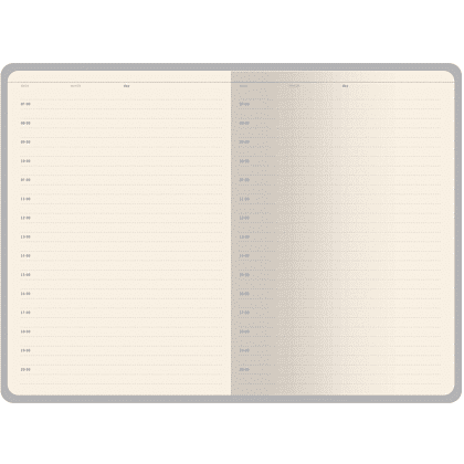 Ежедневник недатированный А5 "Bosforo", А5, 272 страницы, серый - 3