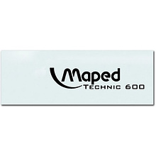 Ластик Maped "Technic 600", 1 шт, белый