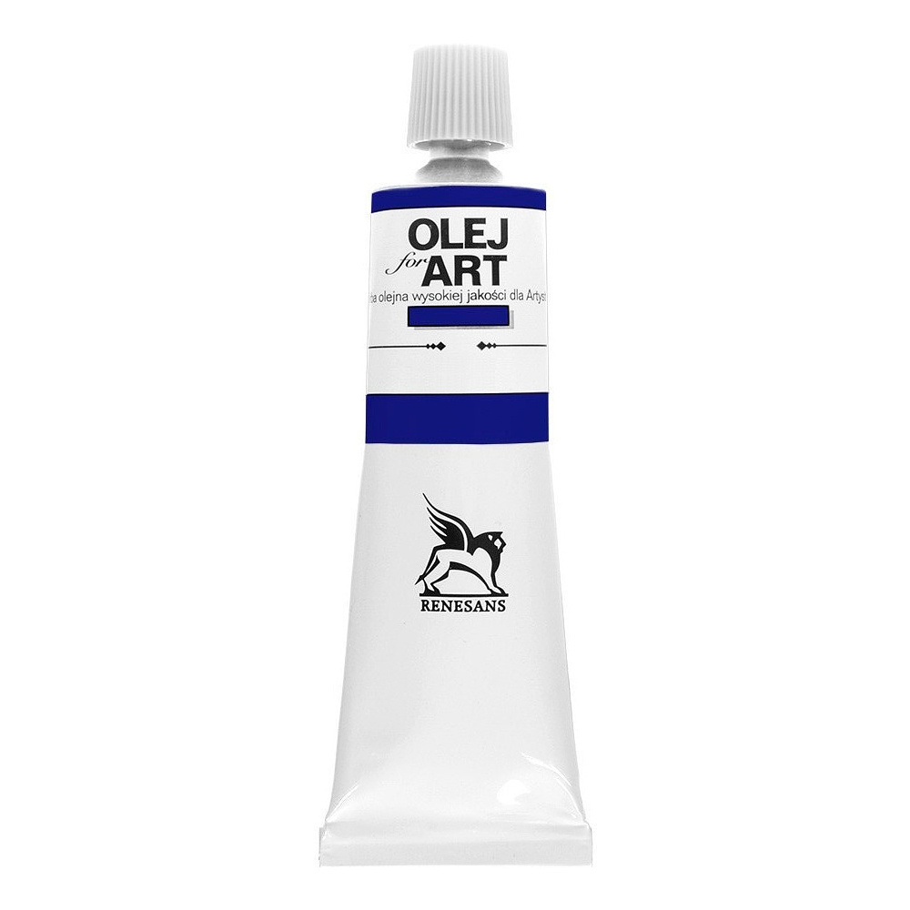 Краски масляные Renesans "Oils for art", 33 кобальт синий темный, 60 мл, туба