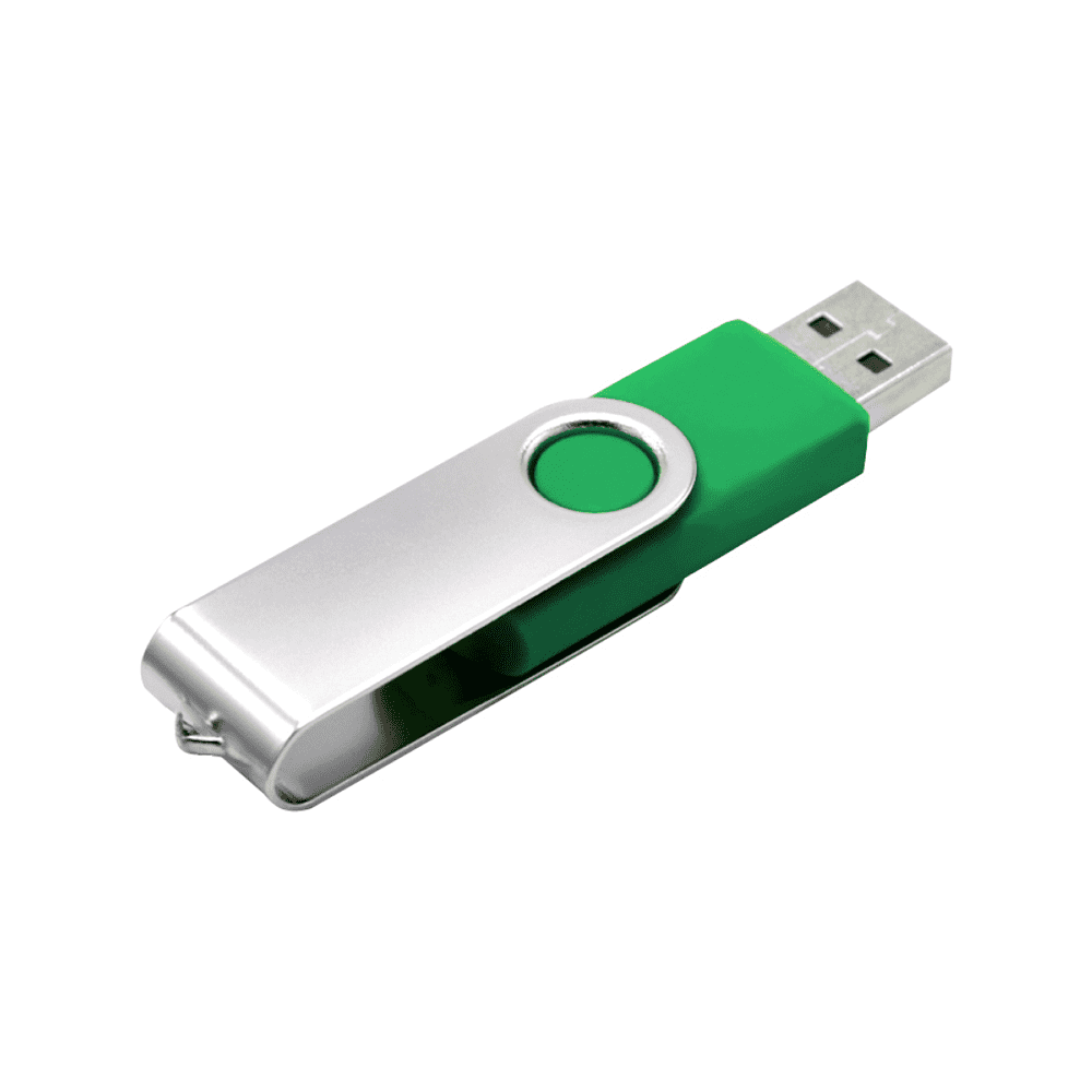 Карта памяти USB Flash 2.0 16 Gb VDF-008, пластик, метал, зеленый   - 2