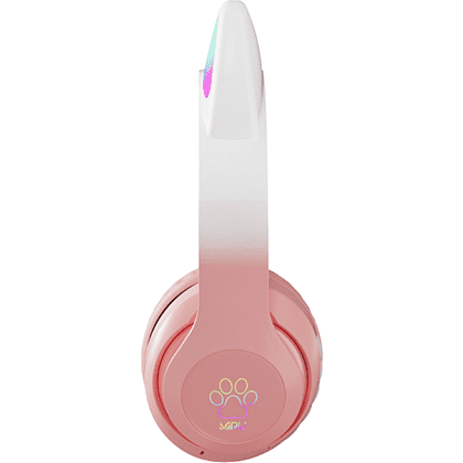 Наушники  беспроводные Miru "CAT EP-W10", Bluetooth, розовый  - 4