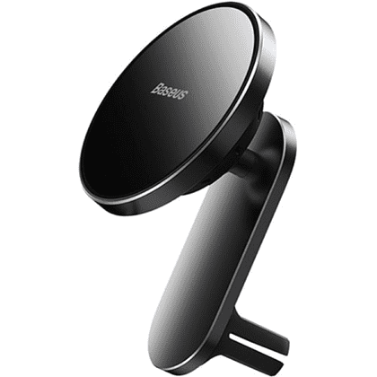 Держатель  для iPhone 12 Baseus WXJN-01 Big Energy Car Mount Wireless Charger, 15W Black