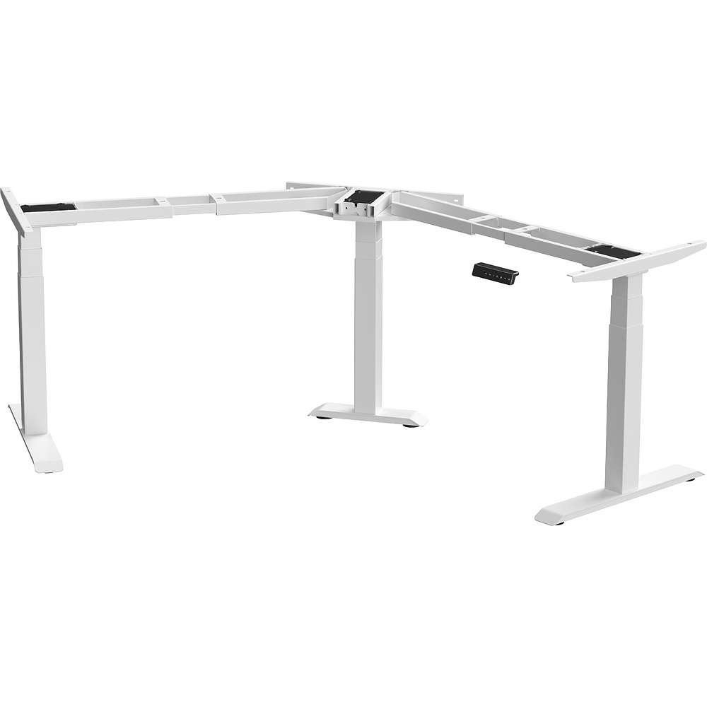 Каркас стола с электроприводом трехмоторный AOKE, Well Desk Wing Pro, белый (AK3YJYT-TYZF3-90/120/180 WH)