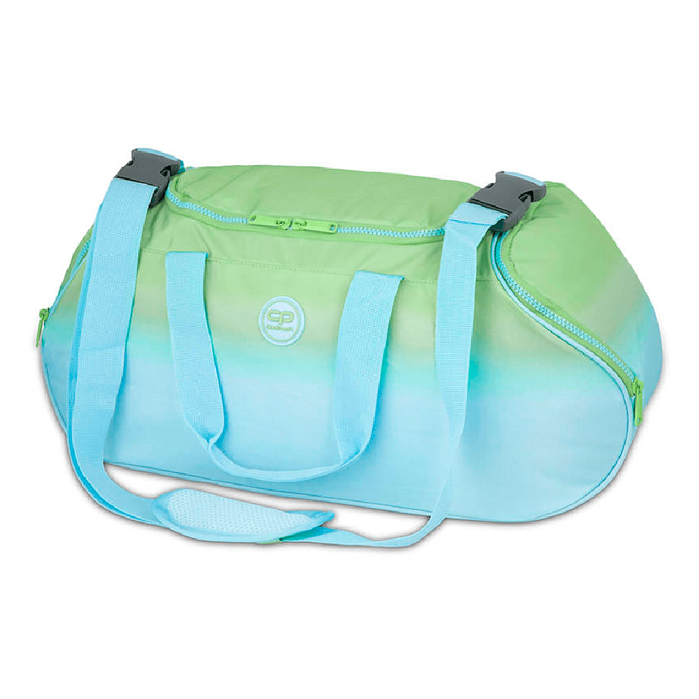 Сумка спортивная Coolpack "Runner Gradient Mojito", голубой, зеленый