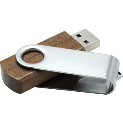 Карта памяти USB Flash 2.0 16 Gb VDF-008, пластик, метал, древесный - 3