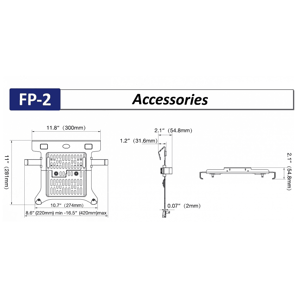 Адаптер для ноутбука NB FP-2, черный - 2