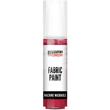 Краски для текстиля "Pentart Fabric paint", красный, банка