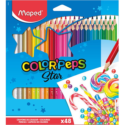 Цветные карандаши "Color Peps", 48 цветов, -30%