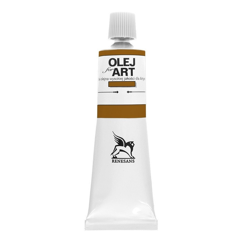 Краски масляные Renesans "Oils for art", 84 краповый коричневый, 60 мл, туба