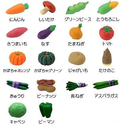 Ластик "IWAKO Vegetable", ассорти - 2