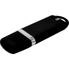 Карта памяти USB Flash 2.0 16 Gb VDF-015, пластик, черный