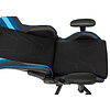 Кресло игровое Zombie VIKING 4 AERO, экокожа, ткань, пластик, черный, синий - 10
