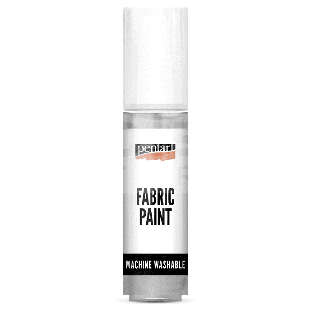 Краски для текстиля "Pentart Fabric paint", серый, банка