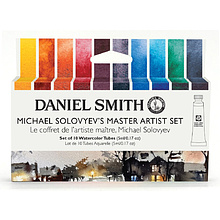 Краски акварельные Daniel Smith "Michael Solovyev's Master Artist Set", 10 цветов, тубы