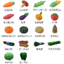 Ластик "IWAKO Vegetable", ассорти