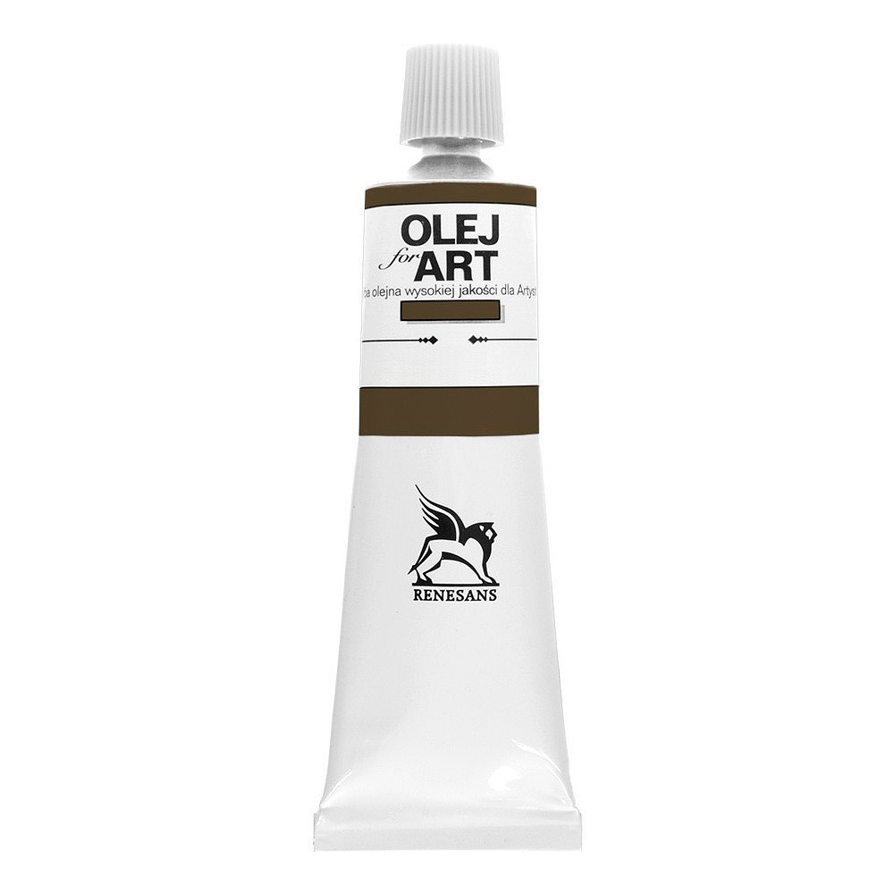 Краски масляные Renesans "Oils for art", 45 земля умбры натуральная, 60 мл, туба