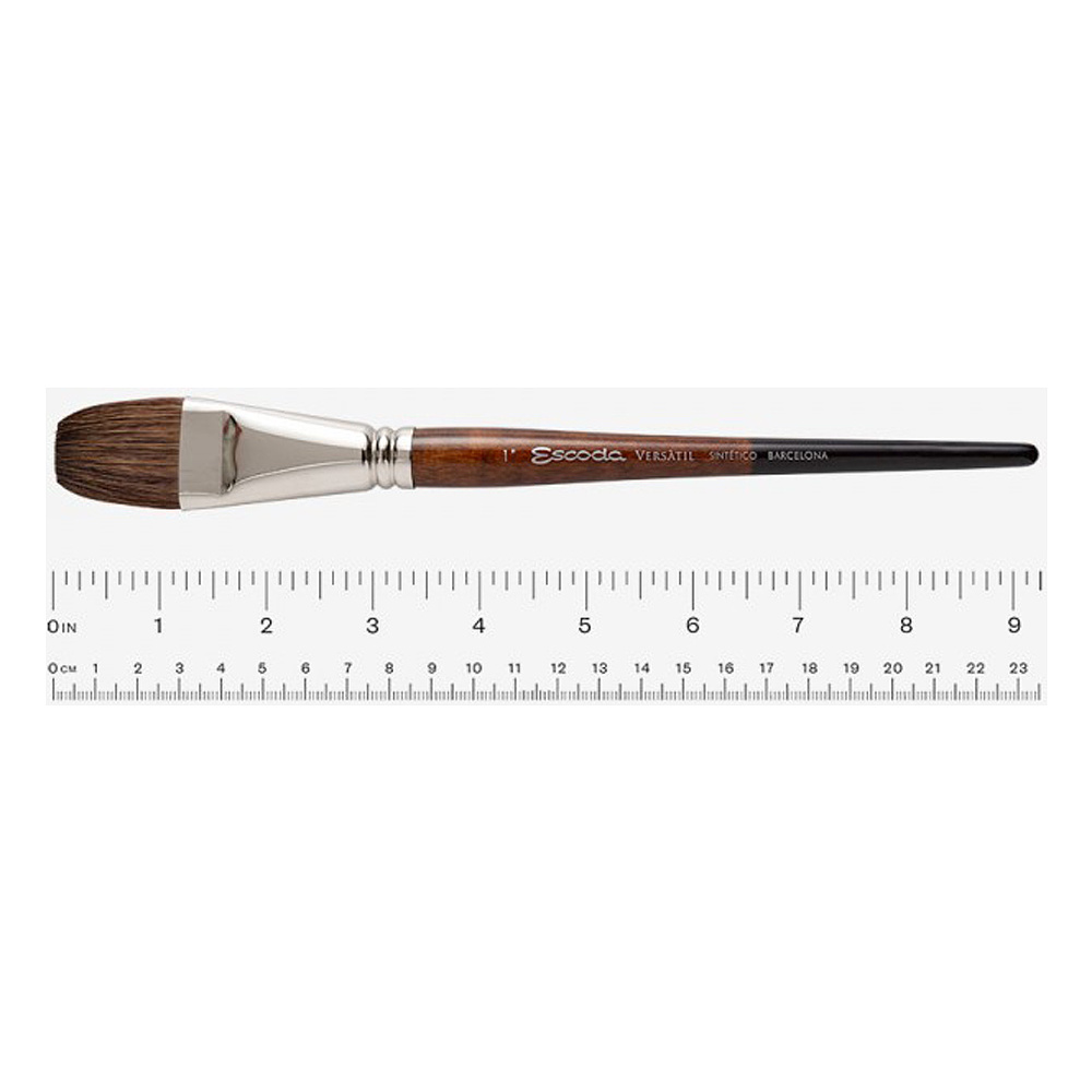 Кисть "Escoda Versatil Brush S/H 1543", синтетика, плоская, №1 - 3