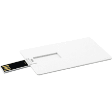 Карта памяти USB Flash 2.0 16 Gb VDK-009, пластик, кредитка, белый 