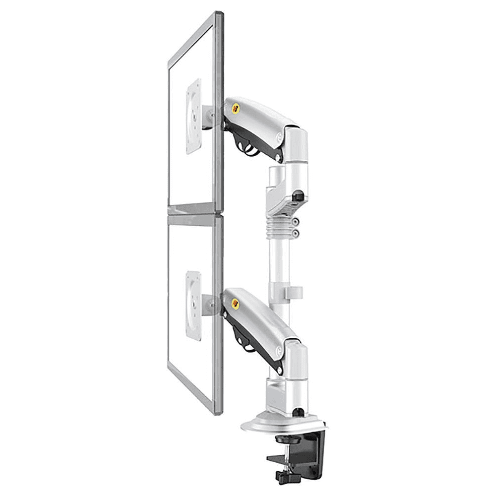 Кронштейн для монитора NB H180 (на два монитора), белый
