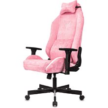 Кресло игровое Knight N1 Fabric ткань, розовый