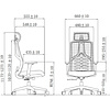 Кресло для руководителя SitZone CH-359A сетчатая ткань, черный - 6