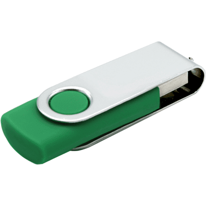 Карта памяти USB Flash 2.0 16 Gb VDF-008, пластик, метал, зеленый  