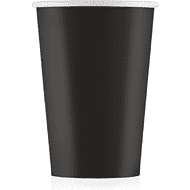 Стакан картонный Ecocups, 50 шт, 400 мл, черный