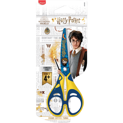 Ножницы "Harry Potter", 13 см, синий, желтый