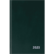 Ежедневник датированный "Бумвинил BG" 2025, А5, 336 страниц, зеленый