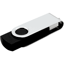 Карта памяти USB Flash 2.0 16 Gb VDF-008, пластик, метал, черный 