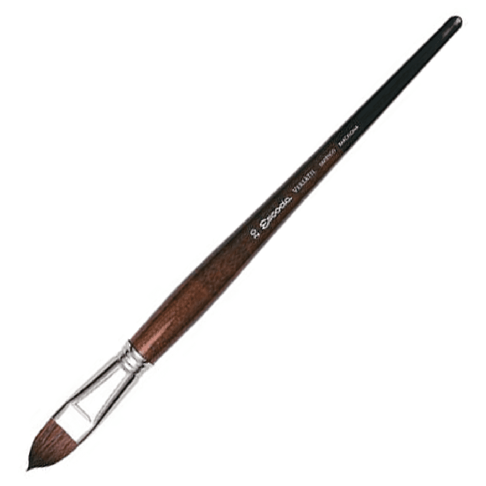 Кисть для рисования "Escoda Versatil Brush L/H 3042", синтетика, "кошачий язык", №20