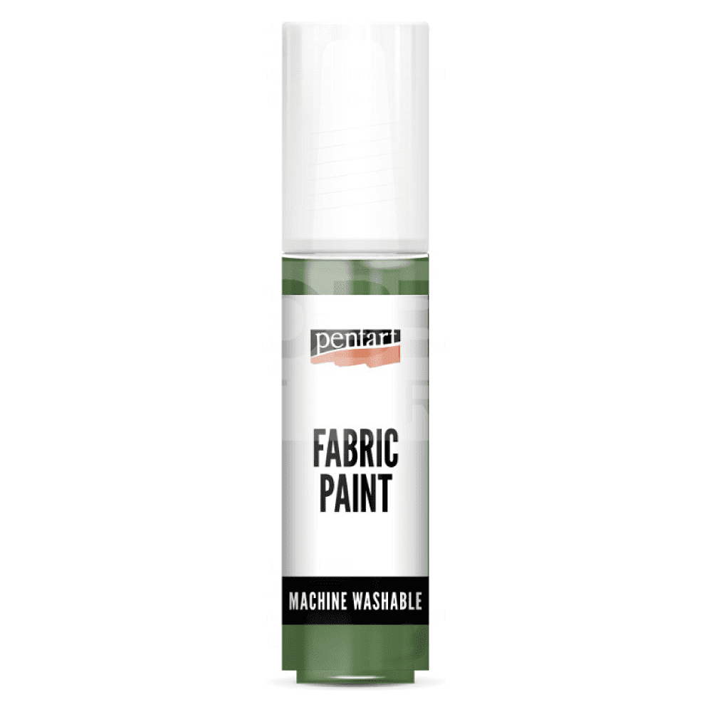 Краски для текстиля "Pentart Fabric paint", сосна зеленая, банка