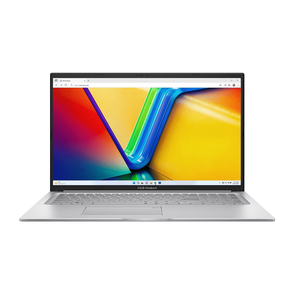 Ноутбук ASUS Vivobook 17 (X1704VA-AU448), 16GB, DOS, серебристый