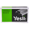 Скоба "Yesli:", 24/6, 1000 шт, металлик - 3