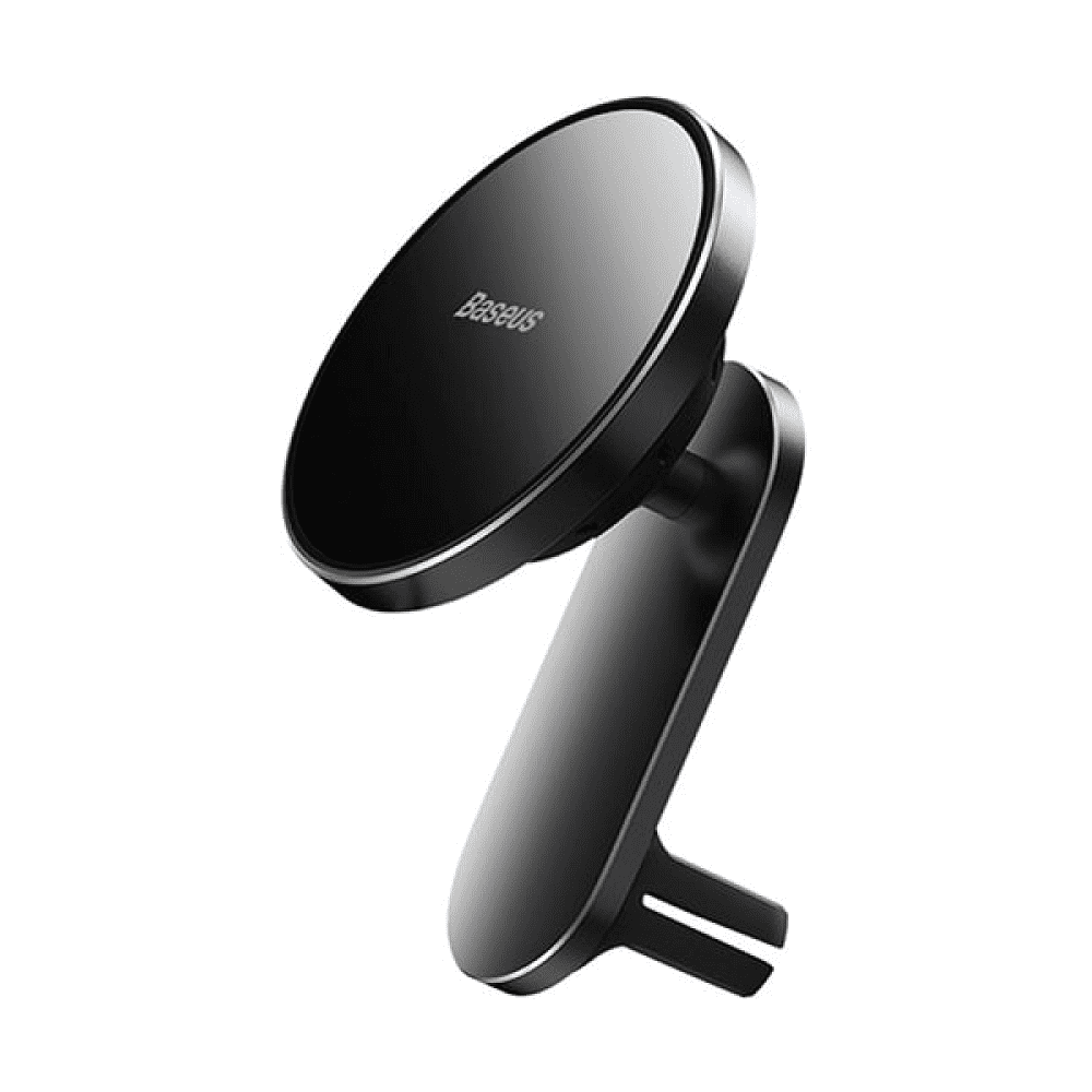 Держатель  для iPhone 12 Baseus WXJN-01 Big Energy Car Mount Wireless Charger, 15W Black