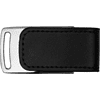 Карта памяти USB Flash 2.0 16 Gb VDL-014, метал, кож.зам., черный  - 2