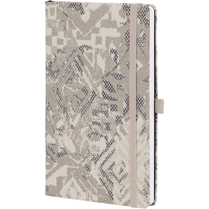 Блокнот "Shabby silver texture", А5, 96 листов, линейка, серебряный - 3