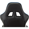 Кресло игровое Zombie VIKING 4 AERO, экокожа, ткань, пластик, черный, синий - 13