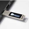 USB Flash накопитель 2.0 "Led" с подсветкой, 8 Gb, серебристый - 3