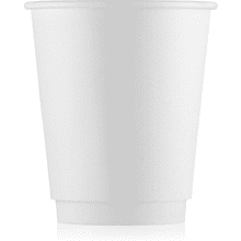 Стакан картонный Ecocups, 20 шт, 250 мл, 2 слоя, белый