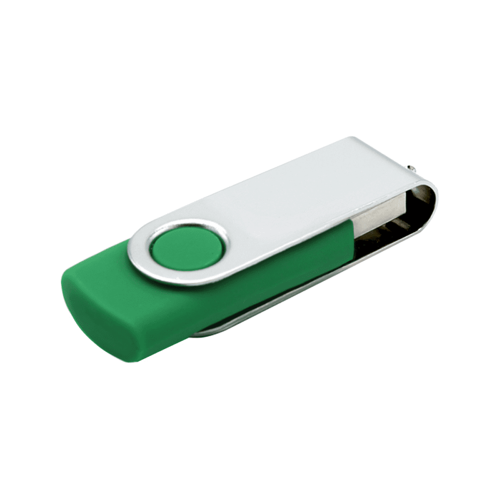 Карта памяти USB Flash 2.0 16 Gb VDF-008, пластик, метал, зеленый  