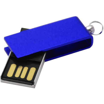 USB Flash 2.0 16 Gb VDM-055, пластик, метал, синий 