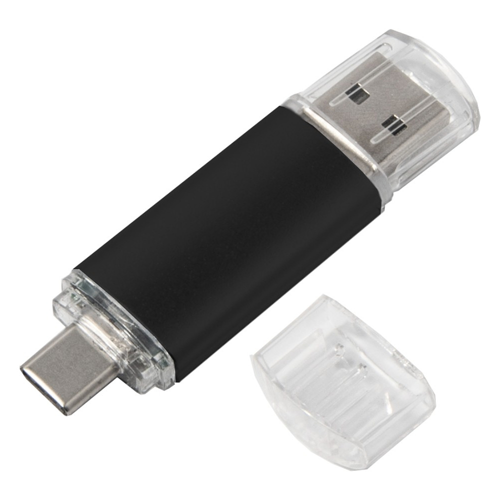 USB Flash накопитель 2.0 "Assorti", 8 Gb, OTG/Type-C, черный - 3