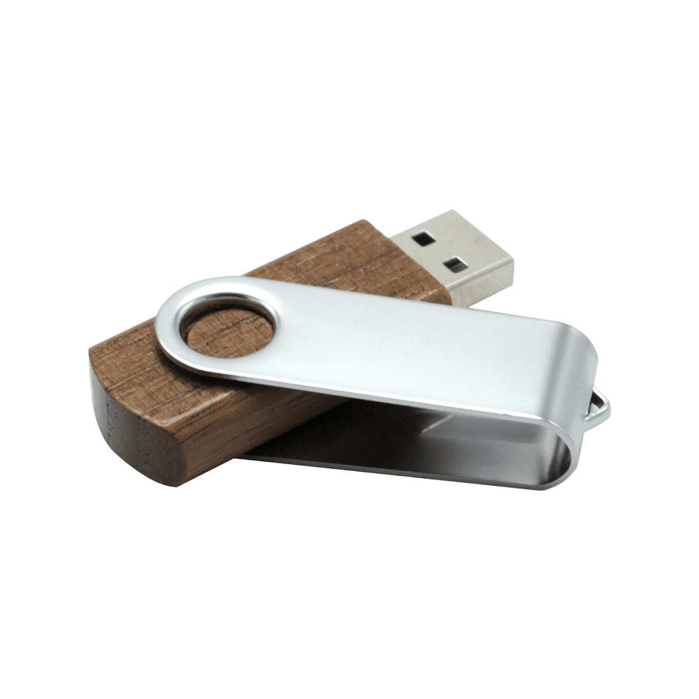 Карта памяти USB Flash 2.0 16 Gb VDF-008, пластик, метал, древесный - 3