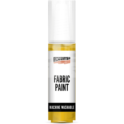 Краски для текстиля "Pentart Fabric paint", солнечно-желтый, банка