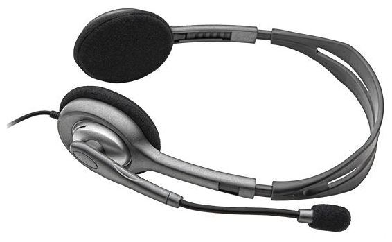 Наушники с микрофоном Logitech "Stereo Headset H111"