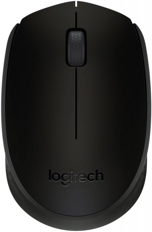 Мышь Logitech "B170", беспроводная, 1000  dpi, 3 кнопки, черный - 3